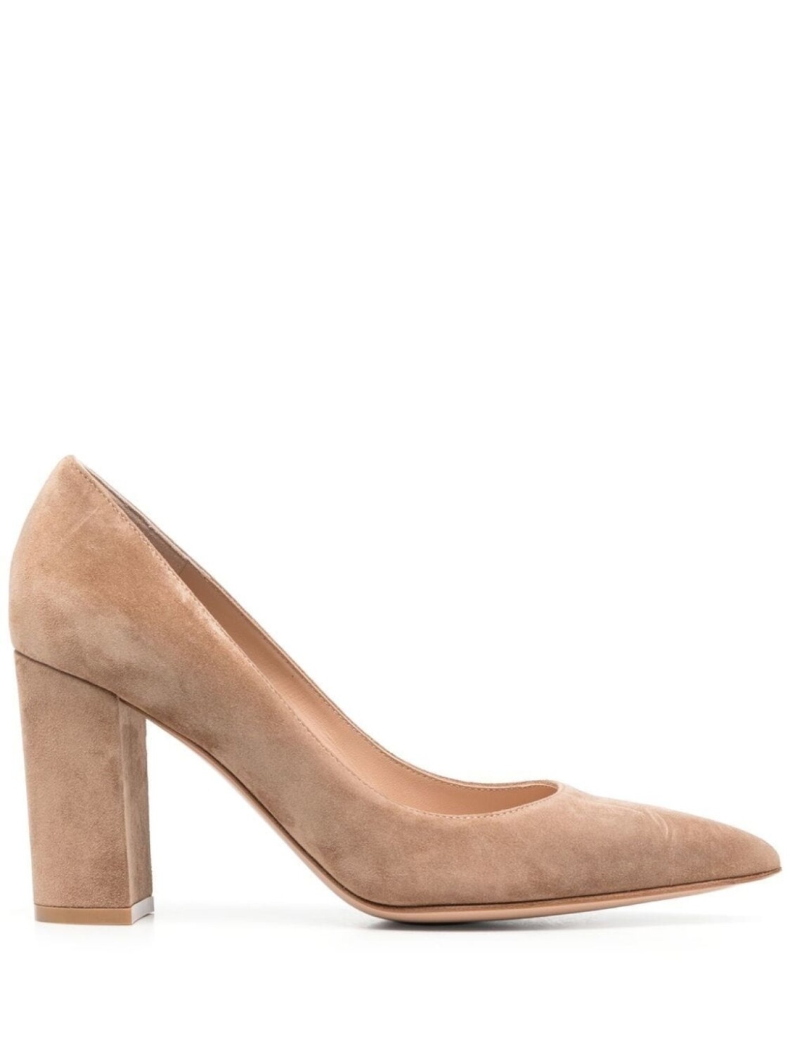 Gianvito Rossi туфли-лодочки с заостренным носком на блочном каблуке, коричневый
Gianvito Rossi туфли-лодочки с заостренным носком на блочном каблуке, коричневый