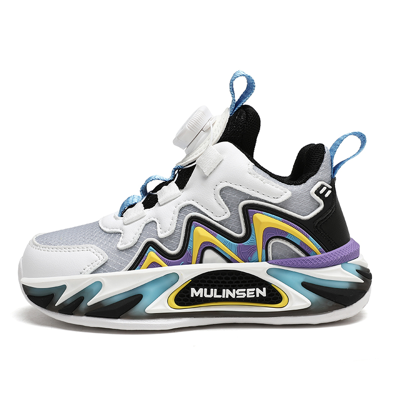 Кроссовки для бега с противоскользящей подошвой, устойчивые к истиранию и отскоку, дышащие, легкие, с амортизацией, детские Mulinsen, белый/серый/синий
Кроссовки для бега с противоскользящей подошвой, устойчивые к истиранию и отскоку, дышащие, легкие, с амортизацией, детские Mulinsen, белый/серый/синий