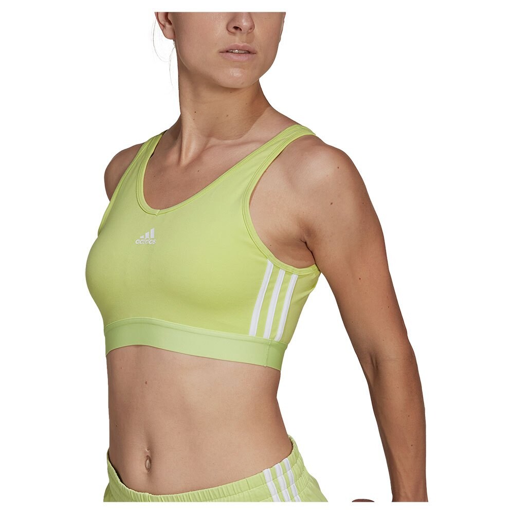 Спортивный бюстгальтер adidas 3 Stripes, зеленый
Спортивный бюстгальтер adidas 3 Stripes, зеленый