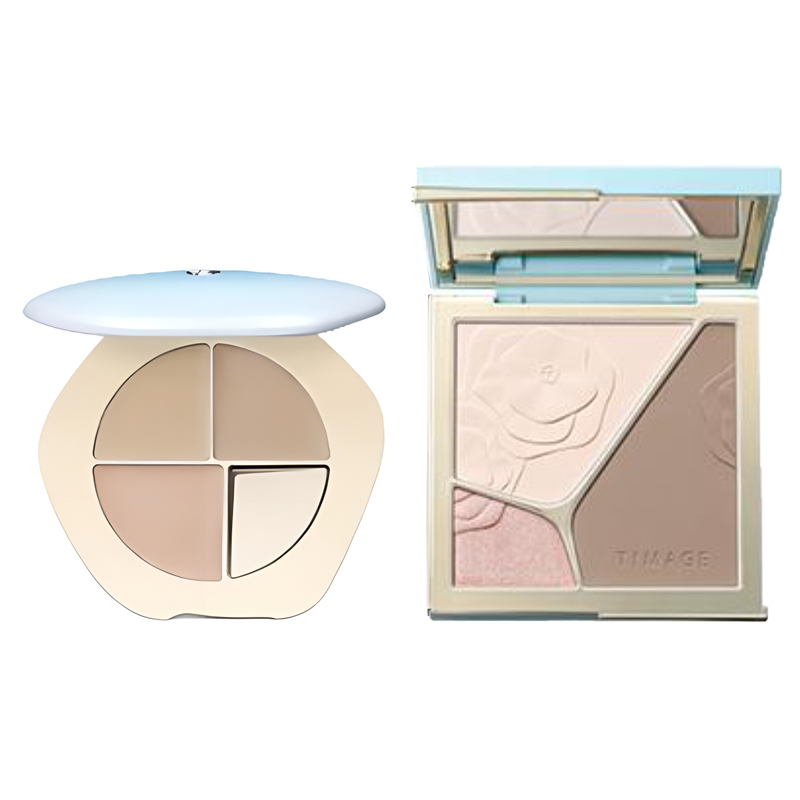 Палетка хайлайтера и консилера для контуринга, набор для макияжа, легко растушевывается, выравнивает тон кожи, 5г+17г TIMAGE
Палетка хайлайтера и консилера для контуринга, набор для макияжа, легко растушевывается, выравнивает тон кожи, 5г+17г TIMAGE
