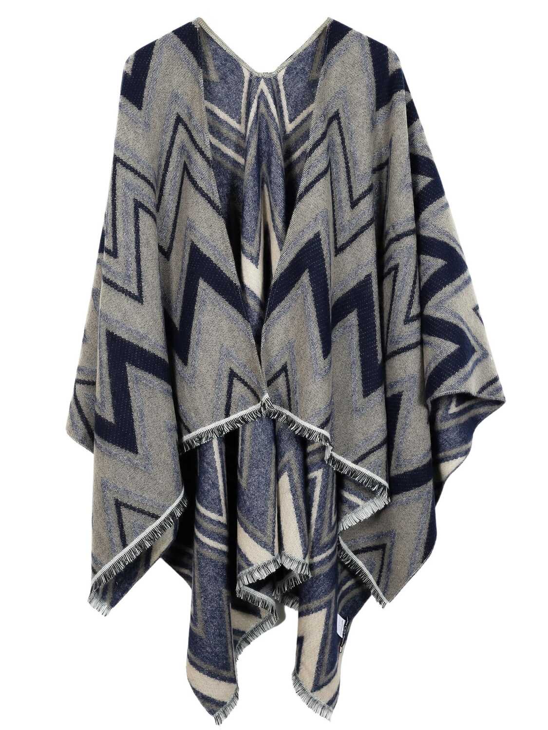 COLLEZIONE ALESSANDRO Кейп 'Marcia' в сером цвете
COLLEZIONE ALESSANDRO Кейп 'Marcia' в сером цвете