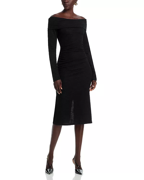 Платье Бейли с открытыми плечами Area Stars, черный
Платье Бейли с открытыми плечами Area Stars, черный