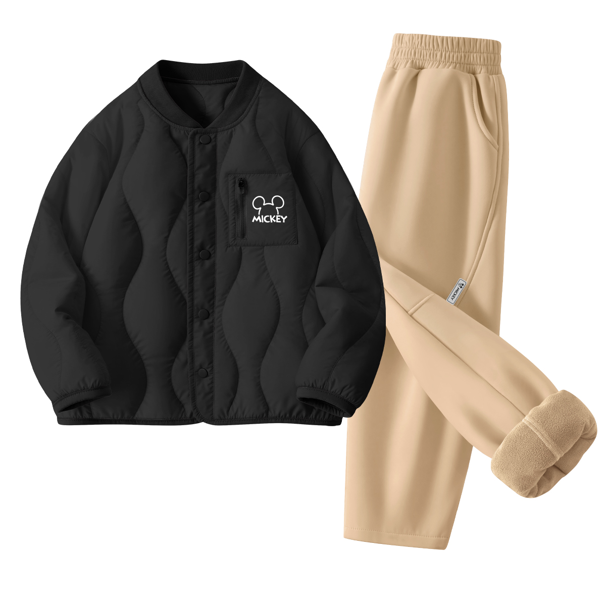 Детская повседневная спортивная одежда Disney, черный/хаки
Детская повседневная спортивная одежда Disney, черный/хаки