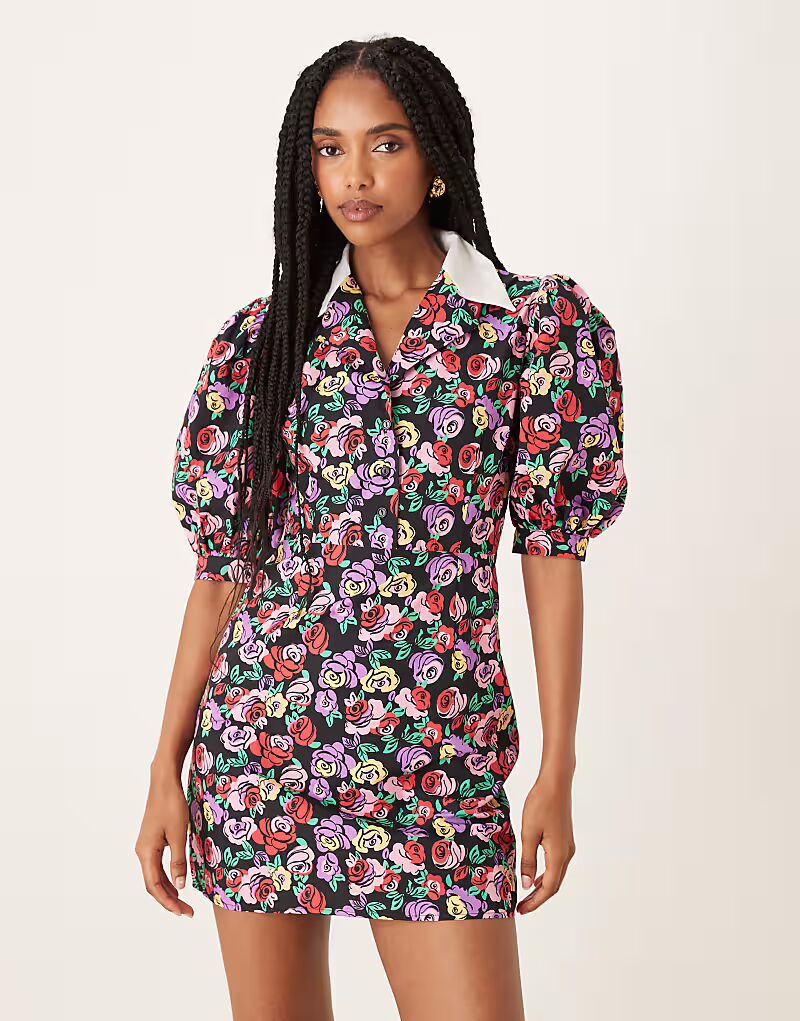 Мини-платья Shirt с разноцветным принтом розово-белого цвета Collective The Label
Мини-платья Shirt с разноцветным принтом розово-белого цвета Collective The Label