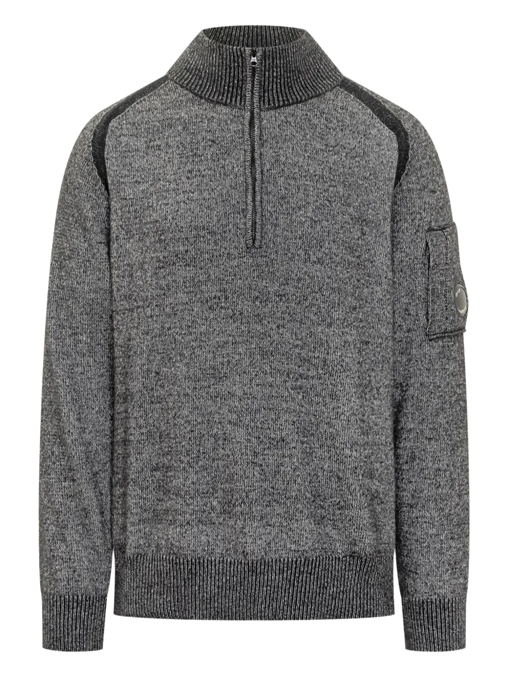 Свитер с карманом на молнии C.P. Company, серый
Свитер с карманом на молнии C.P. Company, серый