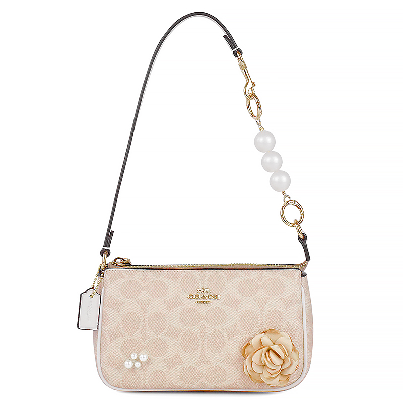 COACH Сумка через плечо из лакированного полотна, Camellia Language
COACH Сумка через плечо из лакированного полотна, Camellia Language