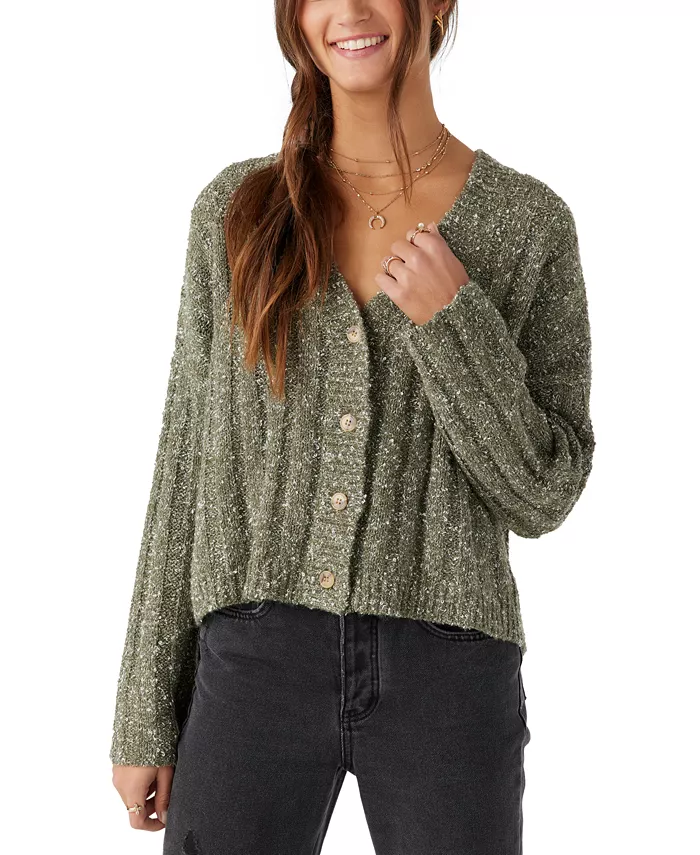 Кардиган с V-образным вырезом и резинкой Ferris для подростков O'Neill, зеленый
Кардиган с V-образным вырезом и резинкой Ferris для подростков O'Neill, зеленый