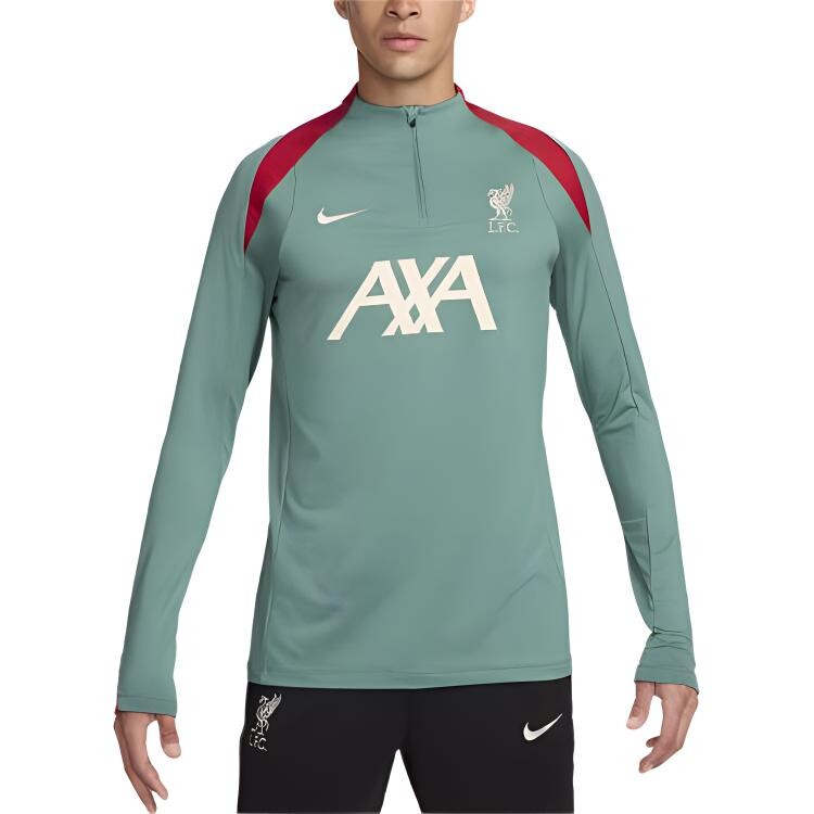 Футбольная майка мужская зеленая/красная Nike, зеленый/красный