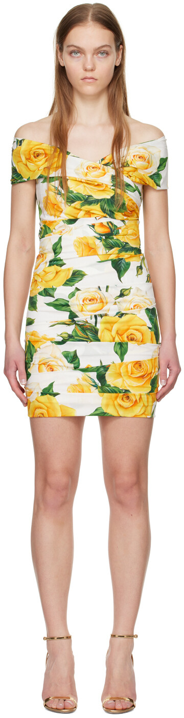 Бело-желтое мини-платье с цветочным принтом Dolce&Gabbana, Желтый, Бело-желтое мини-платье с цветочным принтом Dolce&Gabbana
Бело-желтое мини-платье с цветочным принтом Dolce&Gabbana, Желтый, Бело-желтое мини-платье с цветочным принтом Dolce&Gabbana
