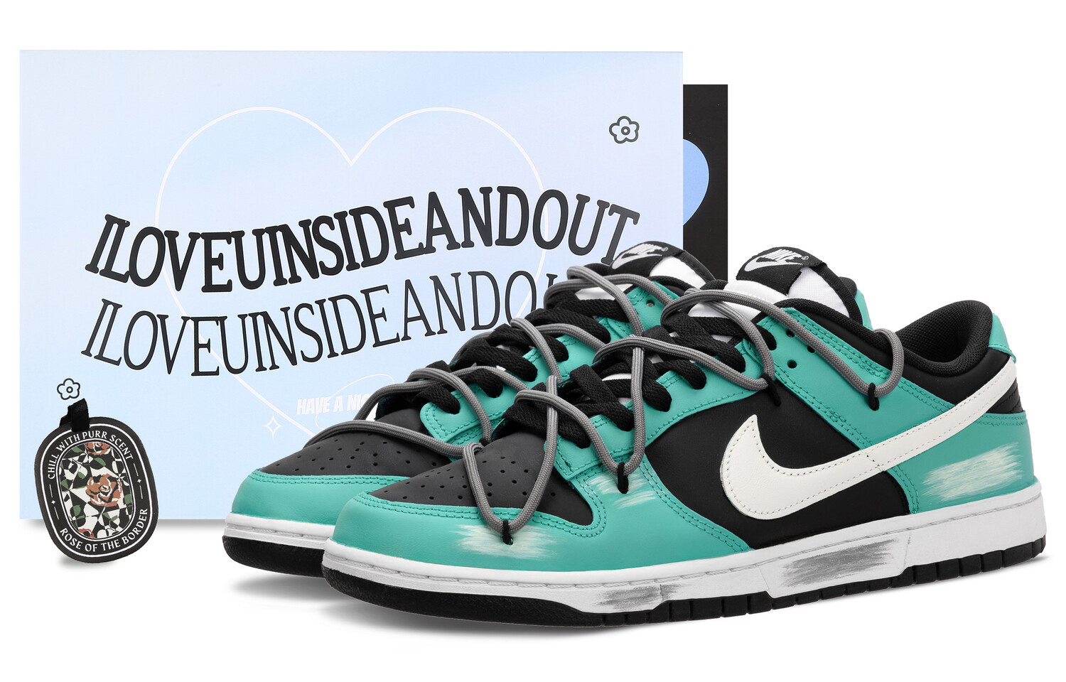 Кроссовки Nike Dunk Skateboarding Shoes Women's Low-top Black/Cyan/White, черный
Кроссовки Nike Dunk Skateboarding Shoes Women's Low-top Black/Cyan/White, черный