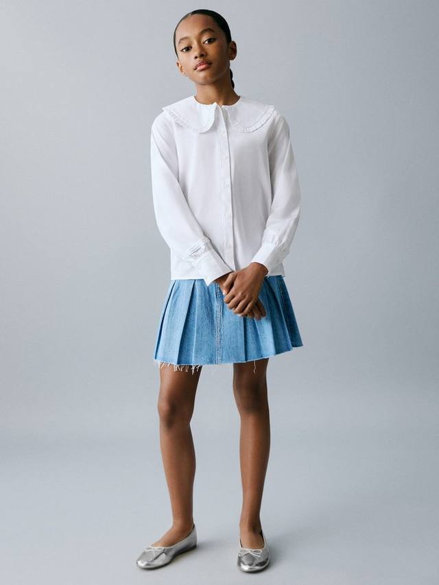 Детская блузка Carmen Babydoll с воротничком Mango, White
Детская блузка Carmen Babydoll с воротничком Mango, White