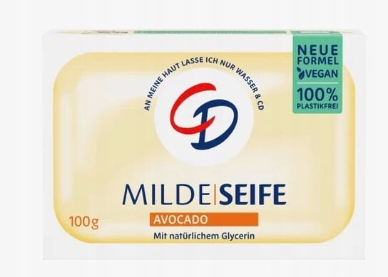Кусковое мыло, 100 г CD Avocado
Кусковое мыло, 100 г CD Avocado
