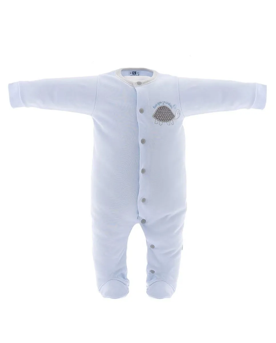 Длинная детская пижама с вышивкой в виде черепахи Cambrass, синий
Длинная детская пижама с вышивкой в виде черепахи Cambrass, синий