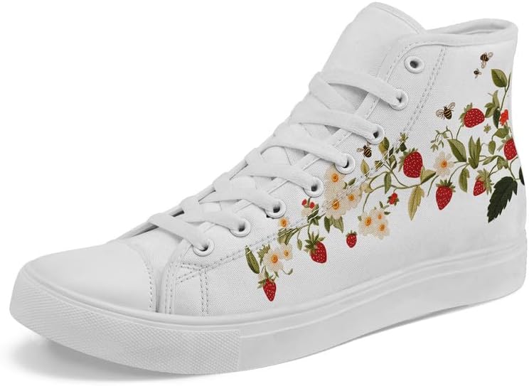 Женские высокие кеды из холщовой ткани AWSOLE с принтом грибов и цветов, мужские кроссовки на шнуровке с плоской подошвой, стильная обувь для пар, белый/красный/зеленый
Женские высокие кеды из холщовой ткани AWSOLE с принтом грибов и цветов, мужские кроссовки на шнуровке с плоской подошвой, стильная обувь для пар, белый/красный/зеленый