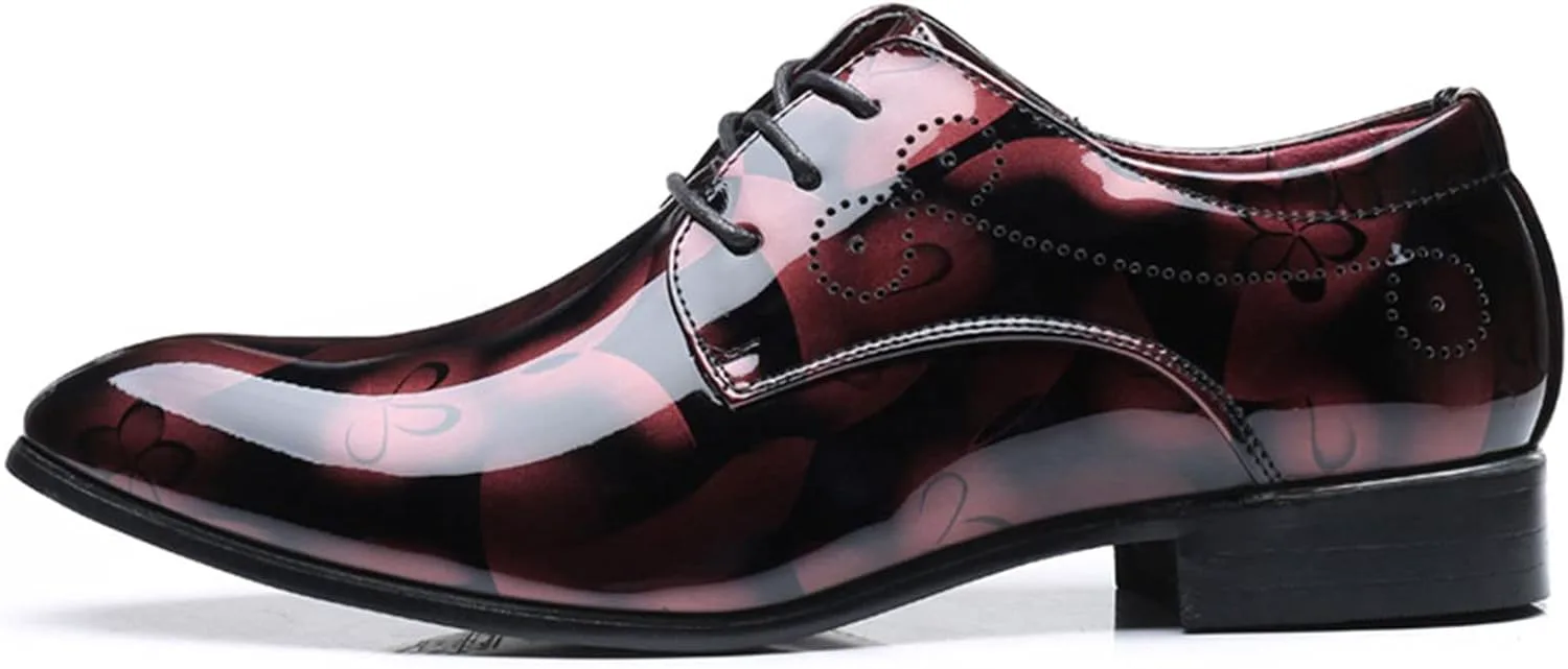 Мужские туфли ZHOUYF Классические повседневные деловые формальные туфли Модные оксфорды с круглым носком из лакированной кожи с цветочным узором на шнуровке Танцевальные туфли для бальных и современных свадебных танцев для мужчин
Мужские туфли ZHOUYF Классические повседневные деловые формальные туфли Модные оксфорды с круглым носком из лакированной кожи с цветочным узором на шнуровке Танцевальные туфли для бальных и современных свадебных танцев для мужчин