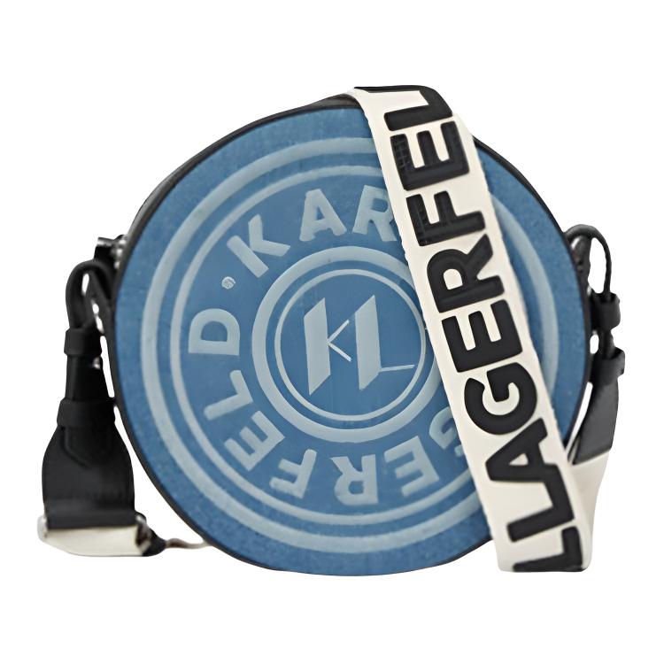 KARL LAGERFELD / Karl Lagerfeld Jeans Маленькая женская сумка через плечо из телячьей кожи светло-голубого цвета 
KARL LAGERFELD / Karl Lagerfeld Jeans Маленькая женская сумка через плечо из телячьей кожи светло-голубого цвета