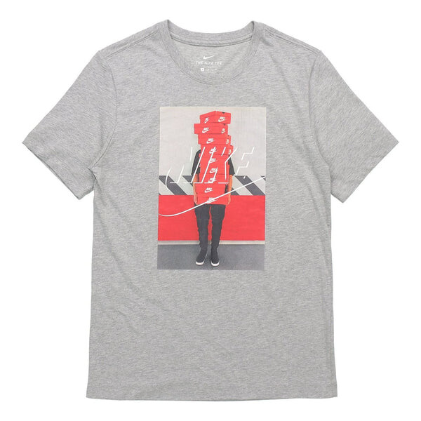 Футболка ftwr pack2 с принтом обуви повседневные спортивные с коротким рукавом Nike, серый
Футболка ftwr pack2 с принтом обуви повседневные спортивные с коротким рукавом Nike, серый