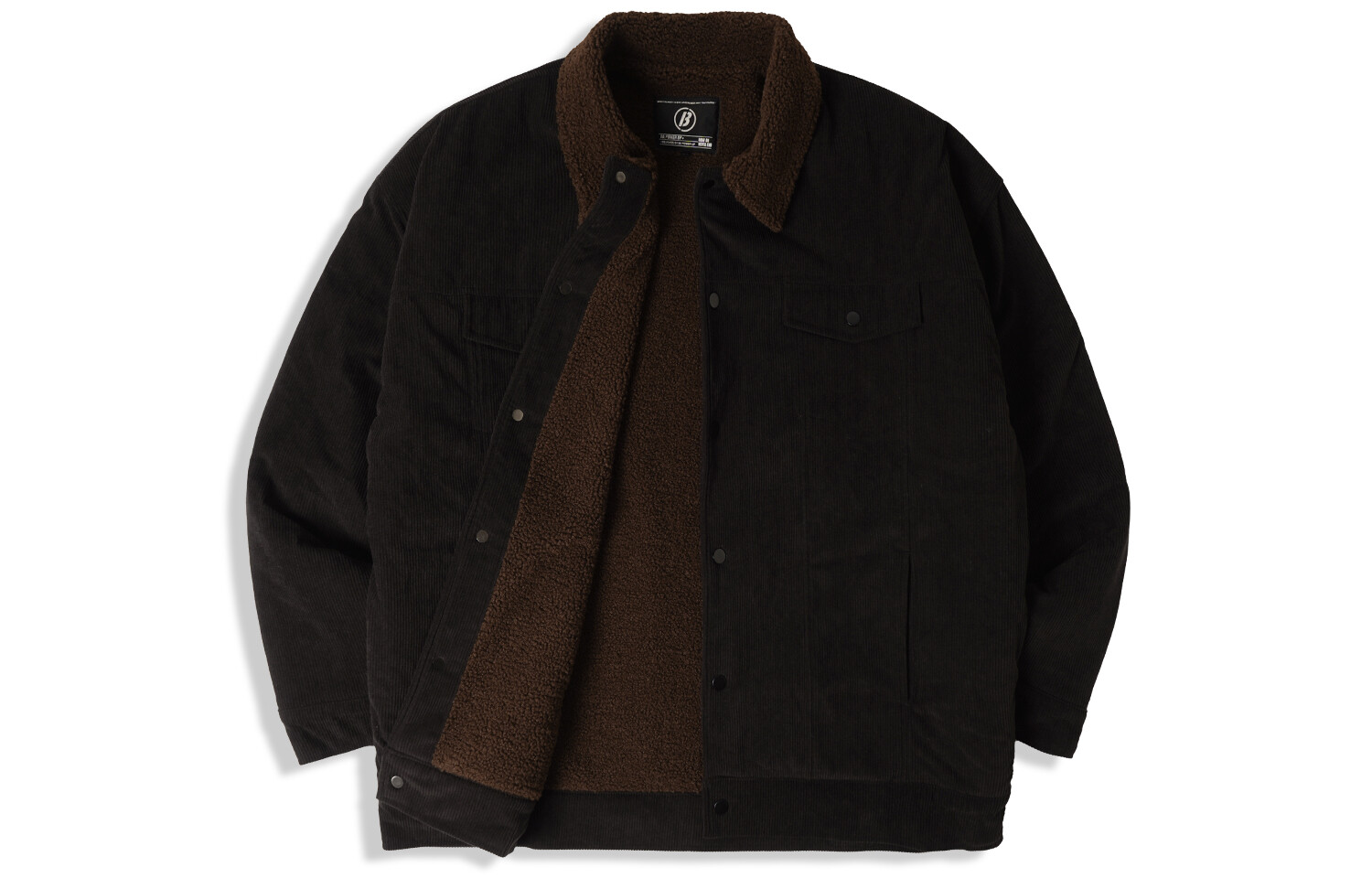 Бархатная куртка унисекс BD.POWER UP+, Черный 
Бархатная куртка унисекс BD.POWER UP+, Черный