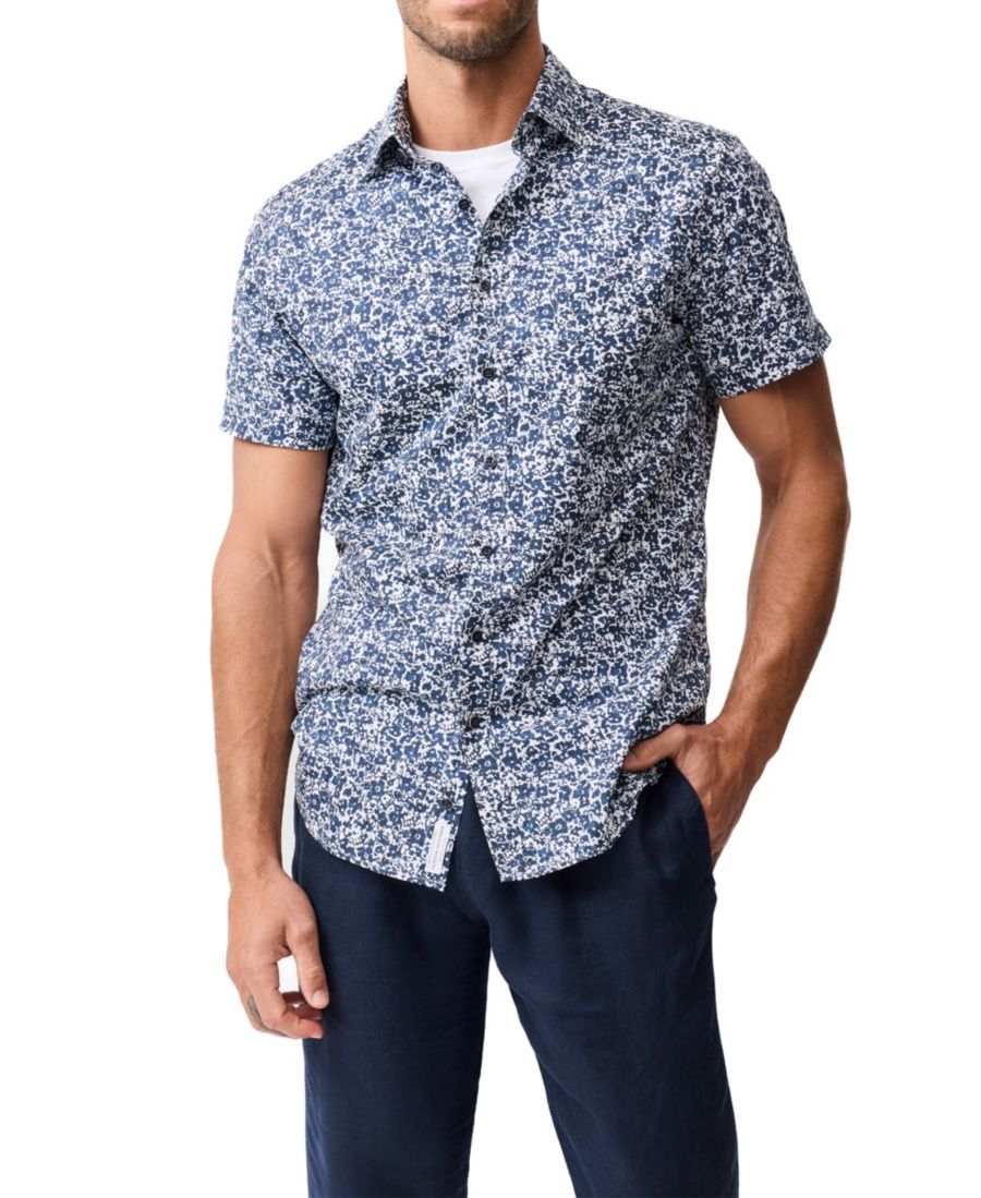 Мужская хлопковая рубашка спортивного кроя South Hampton Rodd & Gunn, Ink
Мужская хлопковая рубашка спортивного кроя South Hampton Rodd & Gunn, Ink