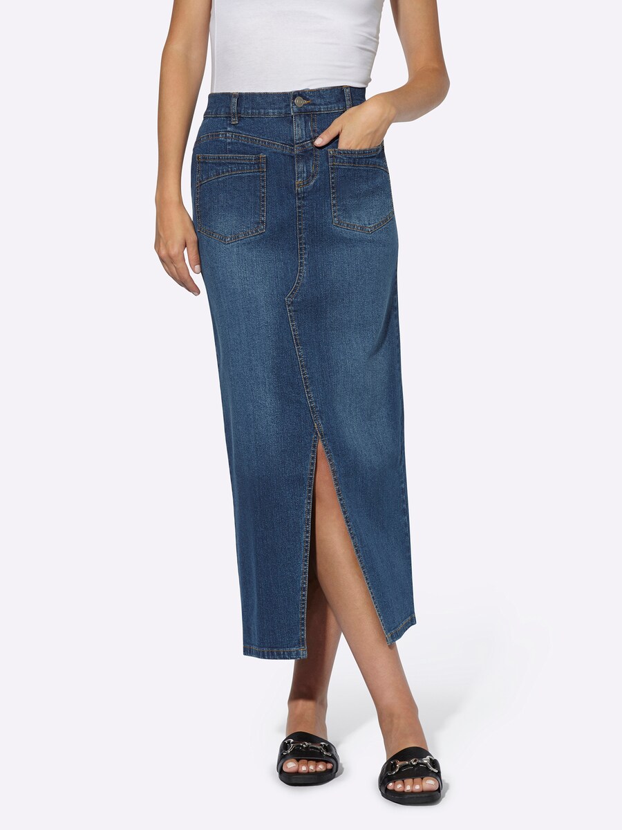 Юбка heine, синий деним 
Юбка heine, синий деним