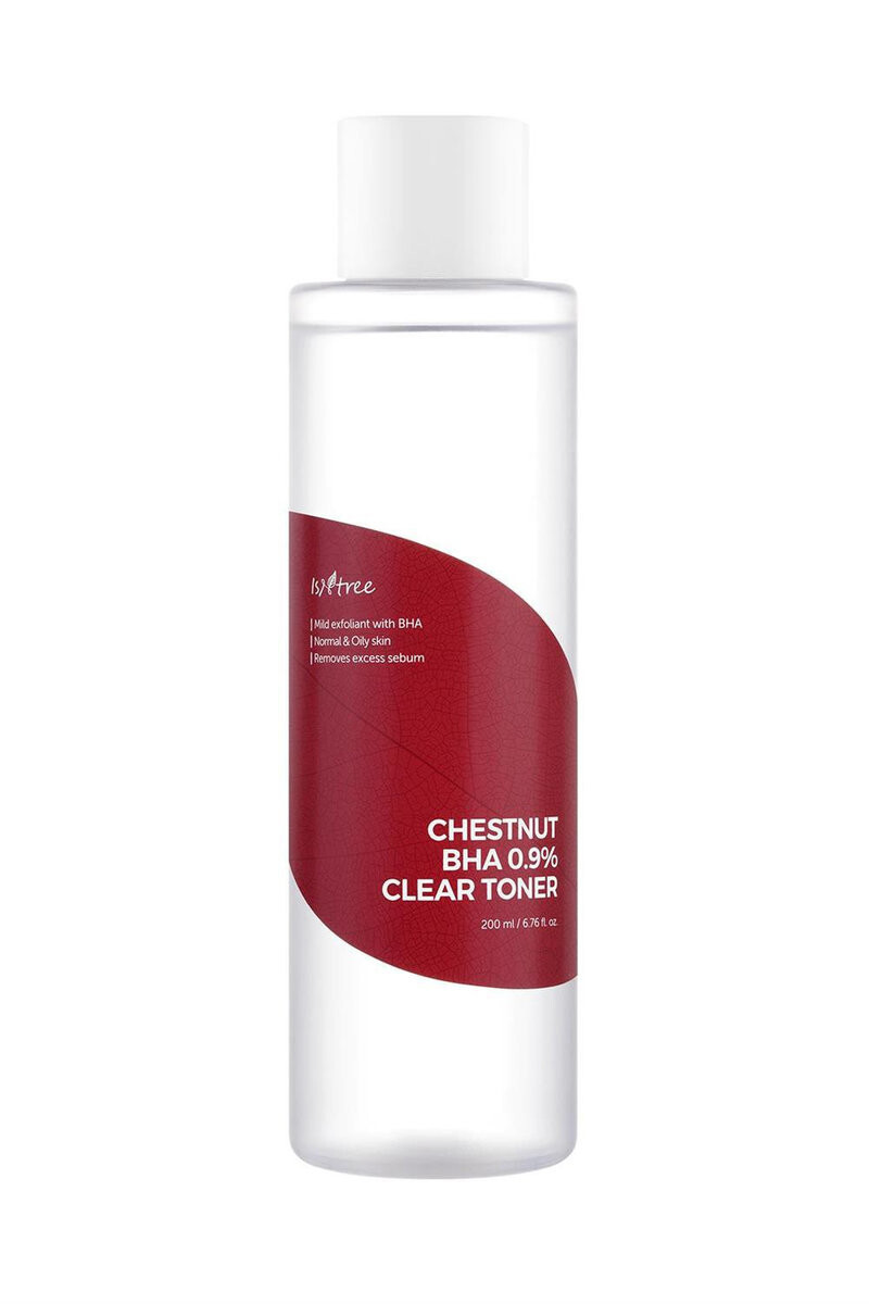 Отшелушивающий тоник Isntree Chestnut BHA 0,9% Clear - 200 мл
Отшелушивающий тоник Isntree Chestnut BHA 0,9% Clear - 200 мл