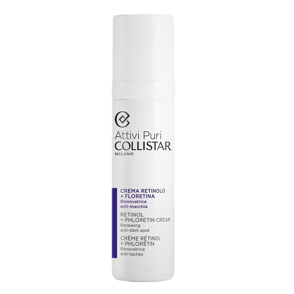 Collistar, Attivi Puri Retinol + Phloretin Cream, обновляющий крем против обесцвечивания, 50 мл
Collistar, Attivi Puri Retinol + Phloretin Cream, обновляющий крем против обесцвечивания, 50 мл
