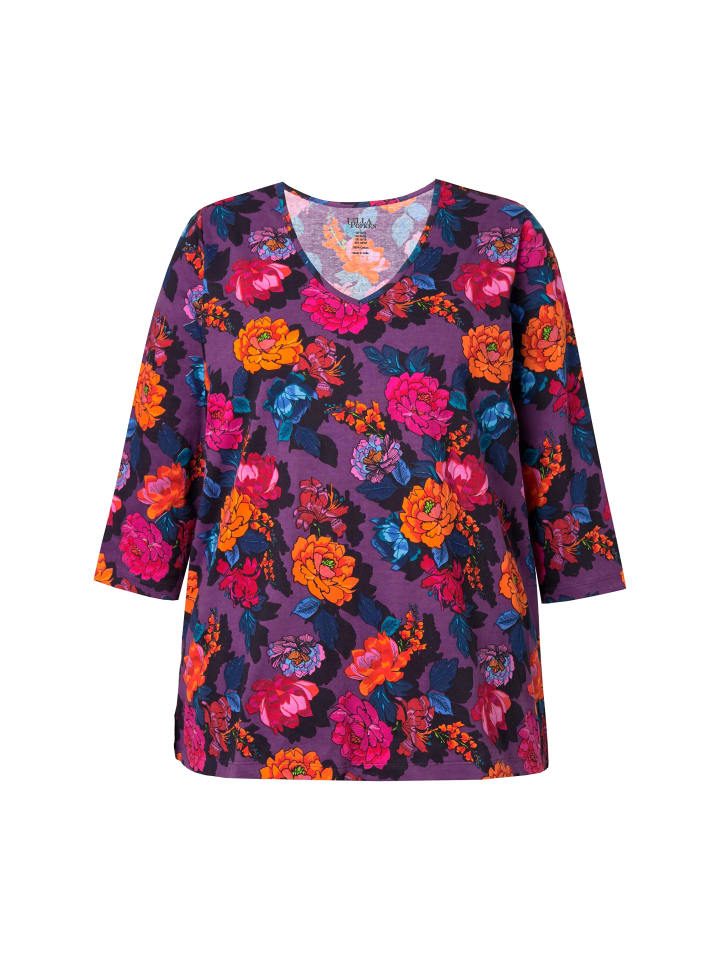 Длинная рубашка черного цвета Ulla Popken
Длинная рубашка черного цвета Ulla Popken