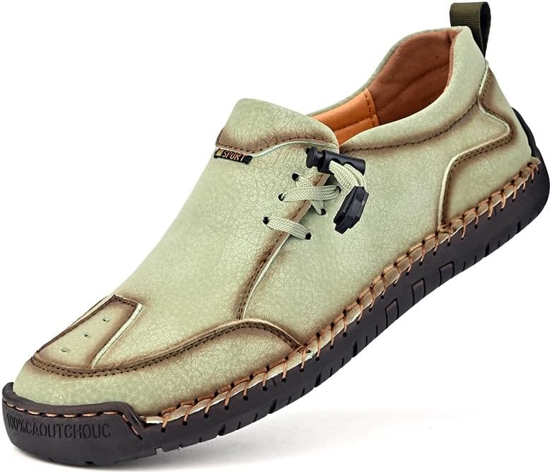 Мужские кожаные лоферы с ручной строчкой, шнуровкой, легкие, дышащие, с круглым носком, без застежки, плоские, чукка оксфорды, и прогулок Hhhchpm, зеленый
Мужские кожаные лоферы с ручной строчкой, шнуровкой, легкие, дышащие, с круглым носком, без застежки, плоские, чукка оксфорды, и прогулок Hhhchpm, зеленый