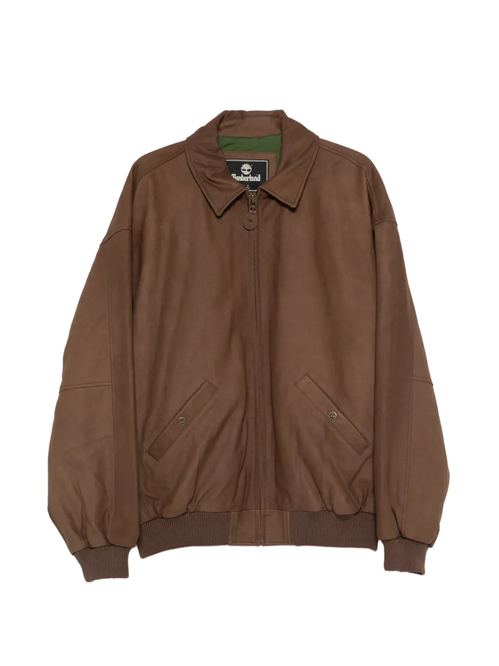 Кожаная бомбер-куртка Timberland, коричневый
Кожаная бомбер-куртка Timberland, коричневый
