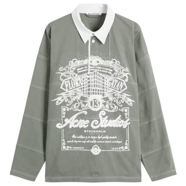 Футболка-Регби с логотипом Erber u venice Acne Studios, Vintage Green
Футболка-Регби с логотипом Erber u venice Acne Studios, Vintage Green