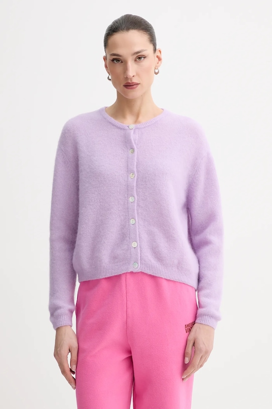 Кардиган с добавлением шерсти gilet ml col rond American Vintage, фиолетовый
Кардиган с добавлением шерсти gilet ml col rond American Vintage, фиолетовый