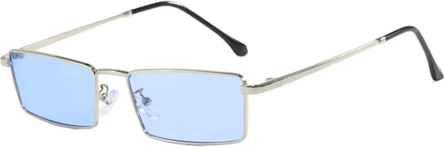 Ретро прямоугольные солнцезащитные очки без оправы для женщин, модные, с прозрачными линзами цвета океана, разноцветные, защита от УФ-излучения UV400 VFDHN, Silver-blue
Ретро прямоугольные солнцезащитные очки без оправы для женщин, модные, с прозрачными линзами цвета океана, разноцветные, защита от УФ-излучения UV400 VFDHN, Silver-blue