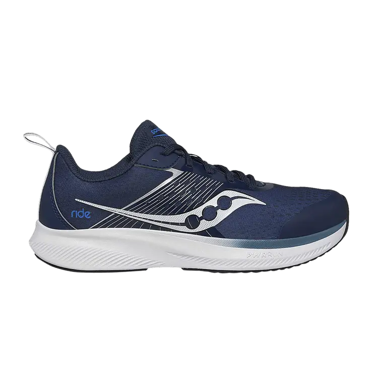 Кроссовки Saucony Ride KDZ Big Kid 'Navy Silver', синий
Кроссовки Saucony Ride KDZ Big Kid 'Navy Silver', синий