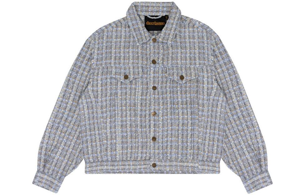 SS23 Куртка унисекс синяя Drew House, синий 
SS23 Куртка унисекс синяя Drew House, синий