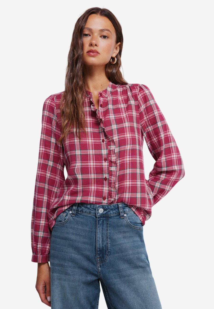 Блуза Springfield Button-down blouse, Bordeaux
Блуза Springfield Button-down blouse, Bordeaux