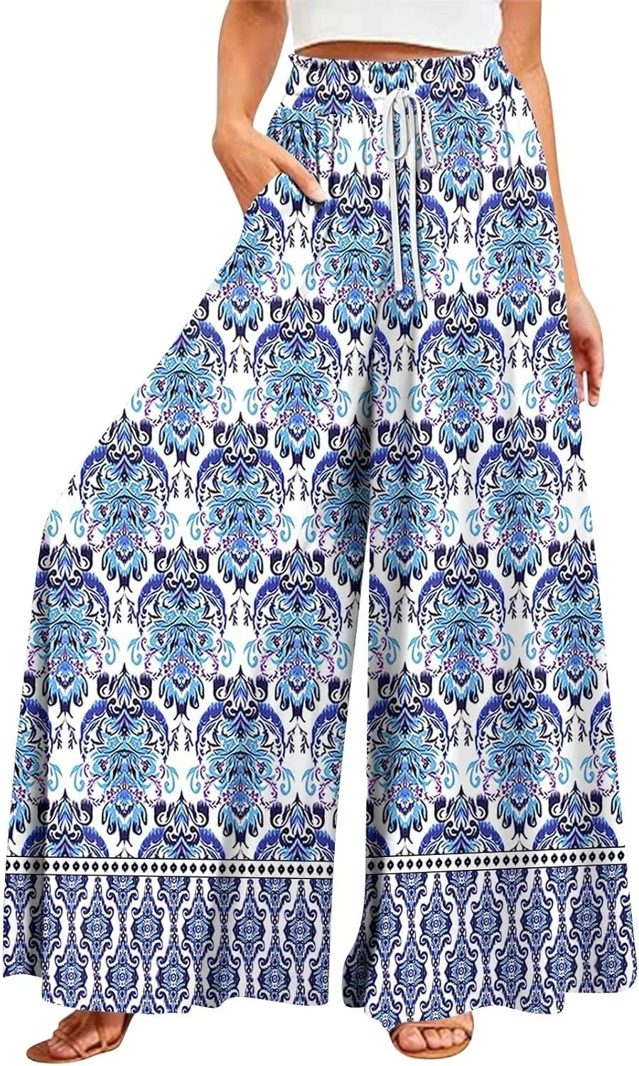 Kenvina женские палаццо 2026 лето бохо пляж широкие брюки высокая талия
Kenvina женские палаццо 2026 лето бохо пляж широкие брюки высокая талия