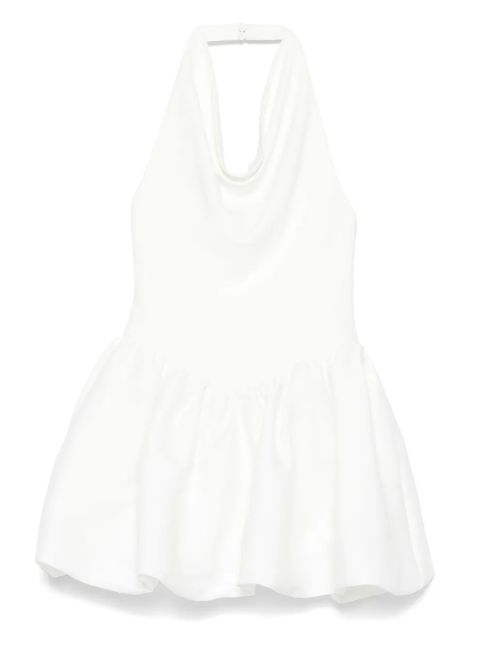Платье мини со сборками и вырезом халтер Self-Portrait, белый
Платье мини со сборками и вырезом халтер Self-Portrait, белый