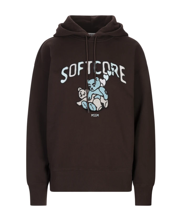 Коричневый хлопковый свитер для мужчин Msgm, коричневый
Коричневый хлопковый свитер для мужчин Msgm, коричневый