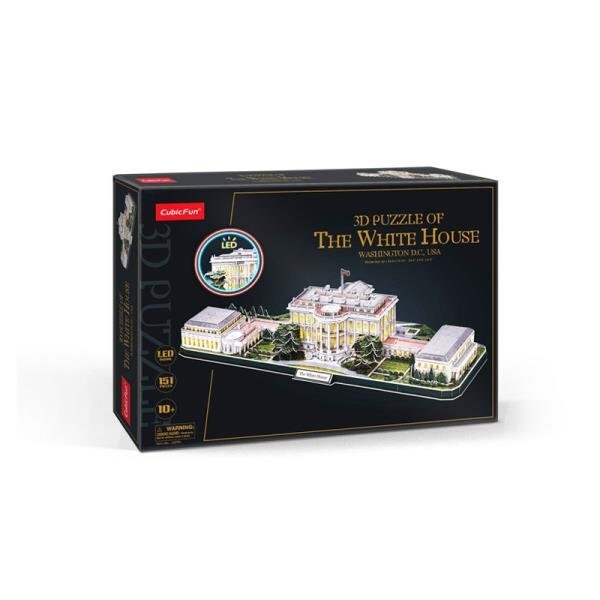 Светодиодный 3D-пазл Белый дом L529H (306-L529H) Cubic Fun
Светодиодный 3D-пазл Белый дом L529H (306-L529H) Cubic Fun