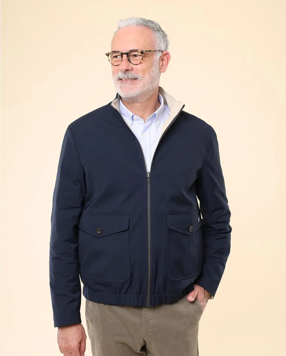 Мужская двусторонняя куртка 100% полиэстер темно-синий Wickett Jones
Мужская двусторонняя куртка 100% полиэстер темно-синий Wickett Jones