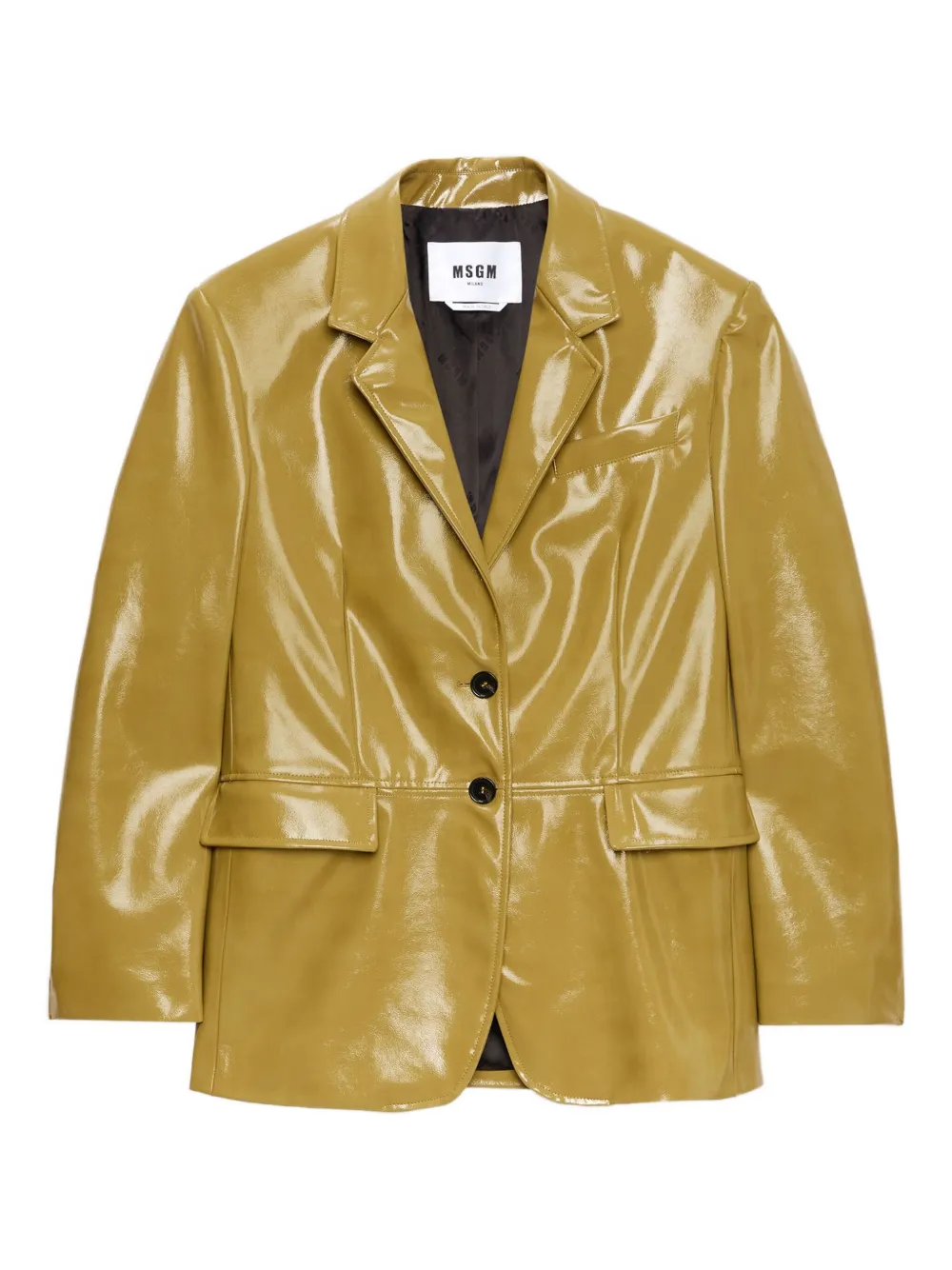 Однобортный пиджак Msgm, коричневый
Однобортный пиджак Msgm, коричневый