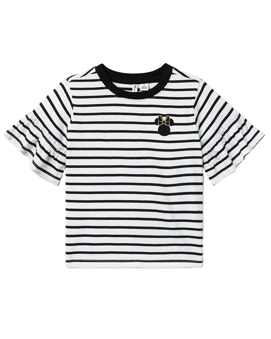 Топ с рюшами в полоску Janie and Jack Disney Minnie Mouse, черный
Топ с рюшами в полоску Janie and Jack Disney Minnie Mouse, черный