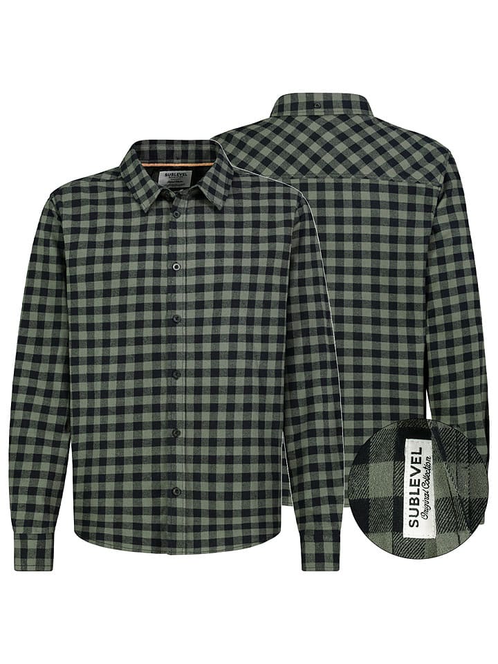 Sublevel Рубашка черного/темно-зеленого цвета
Sublevel Рубашка черного/темно-зеленого цвета