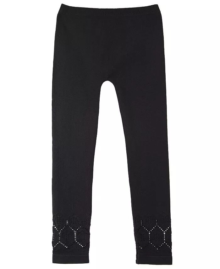 Милые кружевные бесшовные леггинсы для девочек MeMoi, черный
Милые кружевные бесшовные леггинсы для девочек MeMoi, черный
