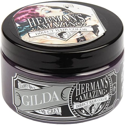 Hermans Amazing Semi-Permanent Hair Color Gilda Granny Grey Herman's Amazing Hair Colour
Hermans Amazing Semi-Permanent Hair Color Gilda Granny Grey Herman's Amazing Hair Colour