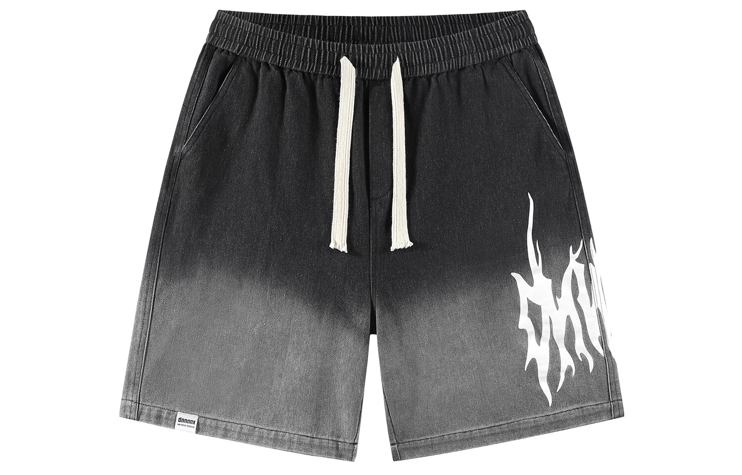 Dnnnnx Джинсовые шорты унисекс, Черный
Dnnnnx Джинсовые шорты унисекс, Черный