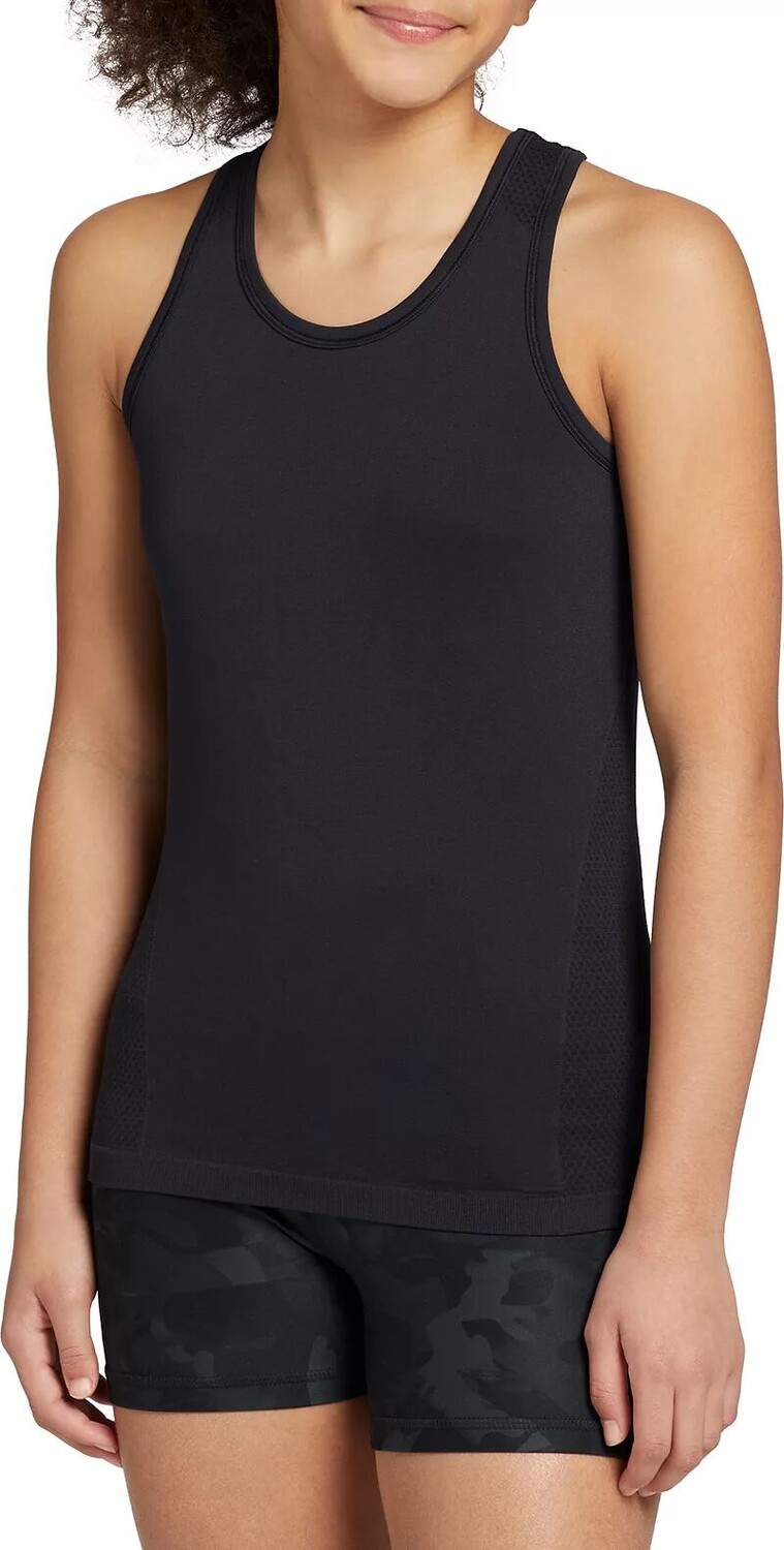 Бесшовная майка Dsg для девочек, черный
Бесшовная майка Dsg для девочек, черный