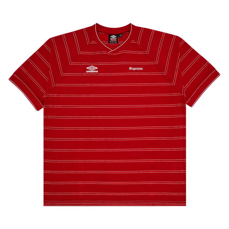 Джерси Supreme x Umbro Stripe Soccer Jersey, Red
Джерси Supreme x Umbro Stripe Soccer Jersey, Red