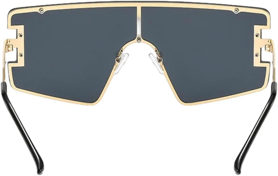 MUTYNE Квадратные солнцезащитные очки большого размера класса люкс, модные, для мужчин и женщин, защита от УФ-излучения UV400, винтажные очки, C2black-gray
MUTYNE Квадратные солнцезащитные очки большого размера класса люкс, модные, для мужчин и женщин, защита от УФ-излучения UV400, винтажные очки, C2black-gray