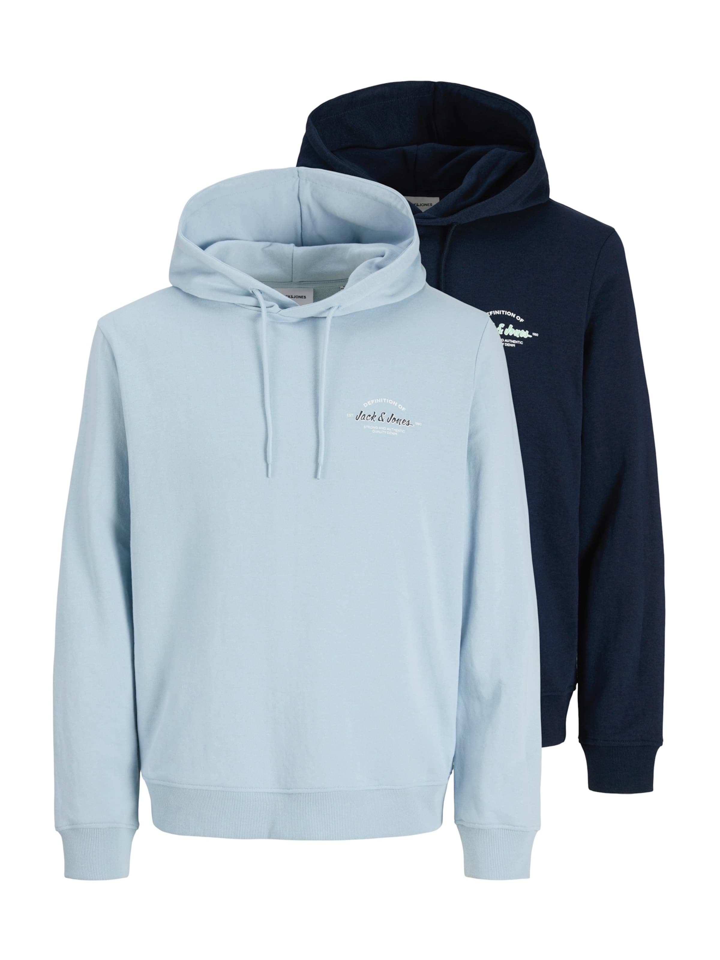 JACK & JONES Толстовка 'JJBRANDON' в светло-синем, темно-синем
JACK & JONES Толстовка 'JJBRANDON' в светло-синем, темно-синем